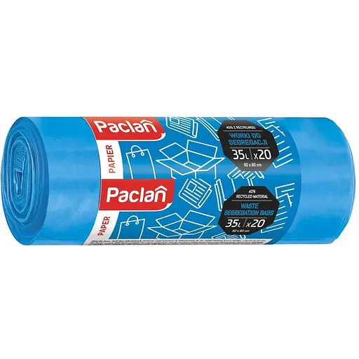 Мішки для сегрегації Paclan папір 35 л 20 шт.