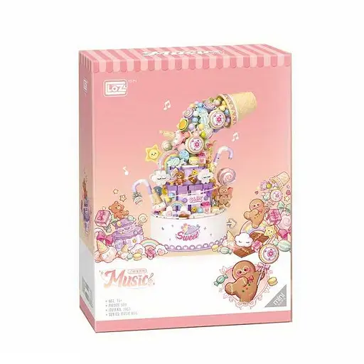 Конструктор Солодощі, 909 елементів, заводний механізм, мелодія