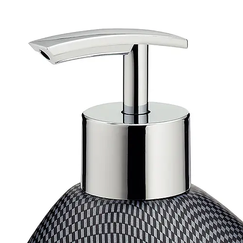 Дозатор для мыла керамический Moiree, черный (20202) - фото 2