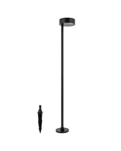 Світильник вуличний ландшафтний Nowodvorski 11542 Ruby LED 1x7W 3000K 400Lm IP54 чорний - фото 1