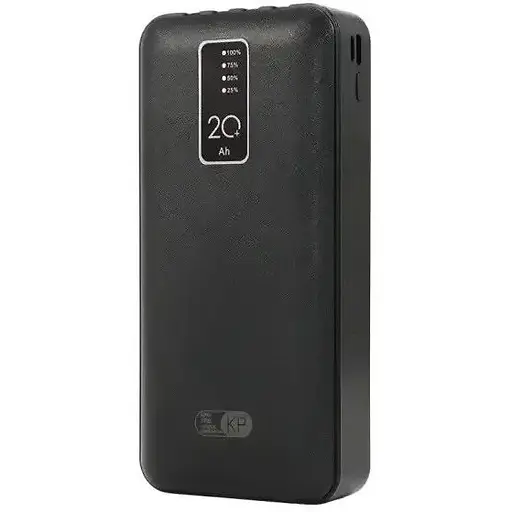 Портативное зарядное устройство для Power Bank King Power KP-27 20000 mAh 4 в 1 Черный - фото 1