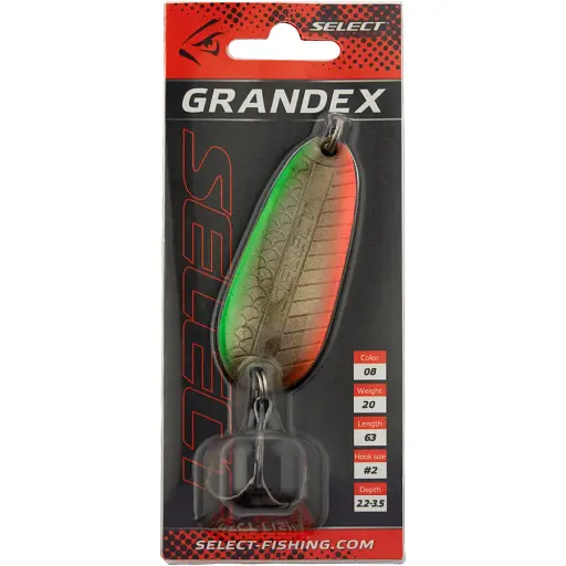 Блешня Select Grandex 20 g 63 mm #08 - фото 2