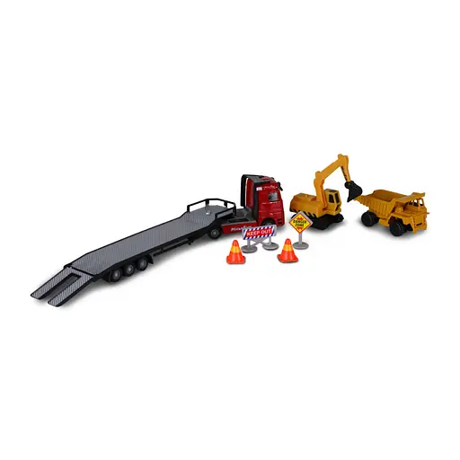 Ігровий набір Автоперевізник TechnoDrive 541757.270 самоскид, екскаватор - фото 9