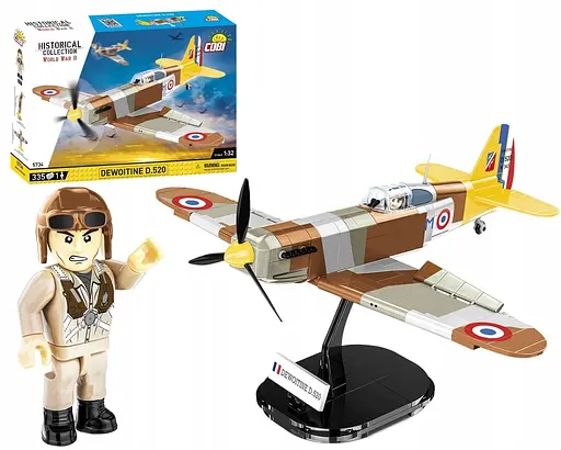 Конструктор COBI літак 1:32 Dewoitine D.520 5734