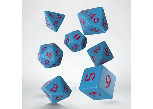 Набор кубиков Classic Runic Blue & red Dice Set , 7 шт. (SCLR2D) - фото 2