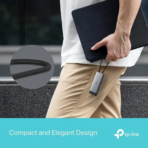 USB-Хаб TP-Link USB Type-C 5 в 1 (UH5020C) - фото 6