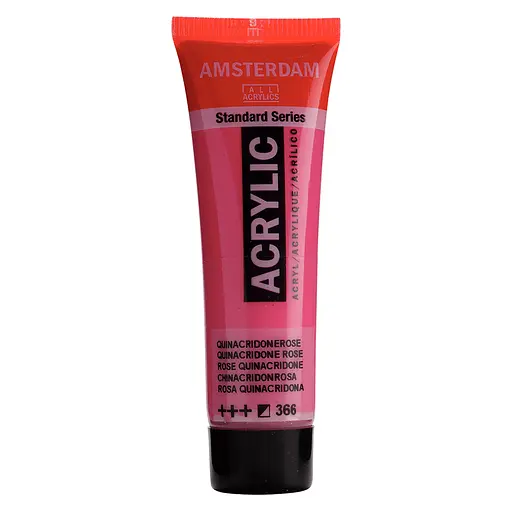 Краска акриловая Amsterdam 366, Хинакридон розовый 20 мл