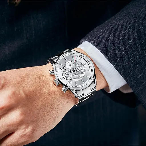 Часы Cheetah Mega Silver - фото 4