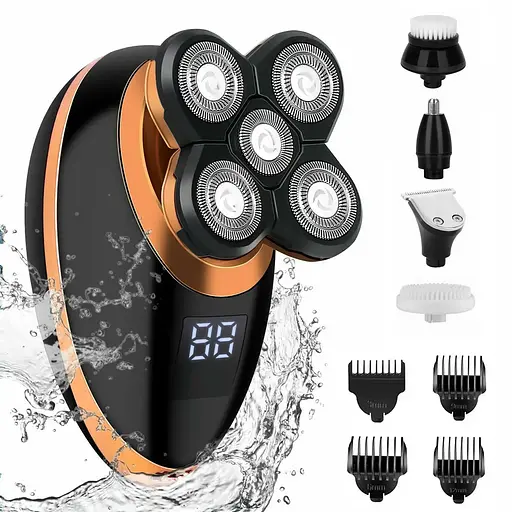 Електробритва акумуляторна VGR V-316 LCD (5 в 1) тример машинка для стрижки волосся - фото 10