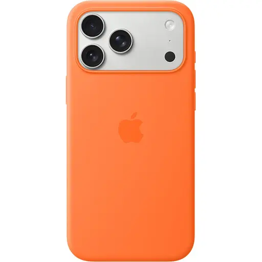 Чохол Silicone Case with Button, Animation & MagSafe для Apple iPhone 17 Pro Max Orange AAA (153248) - фото 2