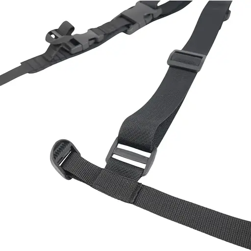 Ремінь Kiborg 3-точковий поліамідний для АК РПК Black (1000-k8018) - фото 3