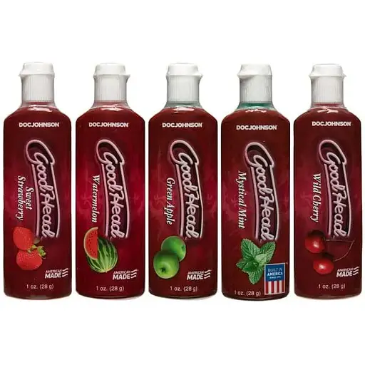 Набір змазок для орального сексу Doc Johnson GoodHead 5x29мл