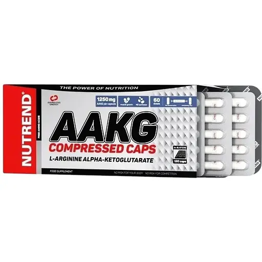 Амінокислота Nutrend AAKG Compressed, 120 капсул