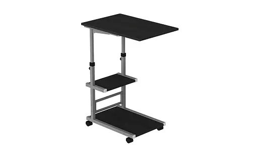 Стіл приставний Адан 62x40x60 метал Сірий ДСП Сосна Кембра 16мм FRD-102500