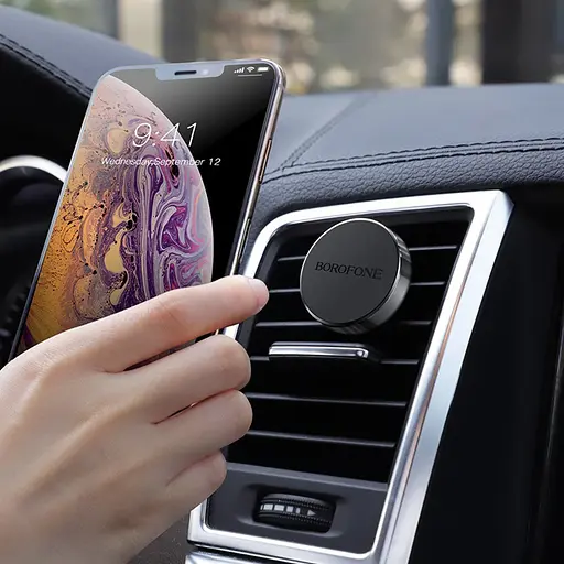 Автодержатель Borofone BH8 магнитный серебристый - фото 4