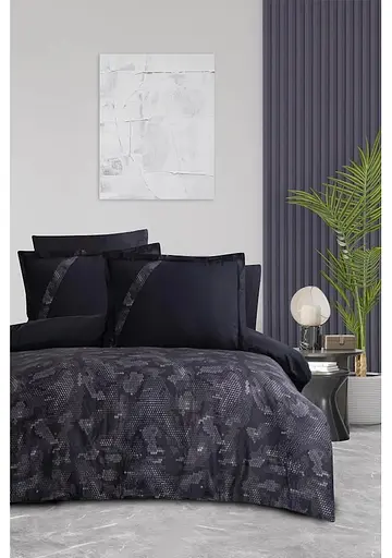 Постільна білизна Sauvage Black Сатин Luoca Patisca pbe0051251 - фото 1