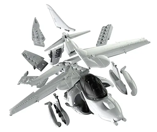 Конструктор Airfix літак Harrier Quickbuild багатобарвний J6009 - фото 4