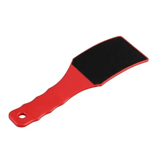 Тертка для п'яток Gaolong двостороння вигнута пемза для педикюру Абразивне покриття Червоний - фото 2