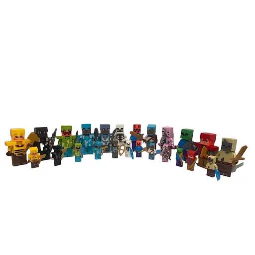 Большой коллекционный набор игровых фигурок «Minecraft», 24 персонажа - фото 3