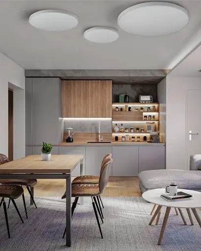 Світильник стельовий Nowodvorski 10977 Agnes Round LED Pro 1x22W 3000K 1800Lm IP44 білий - фото 3