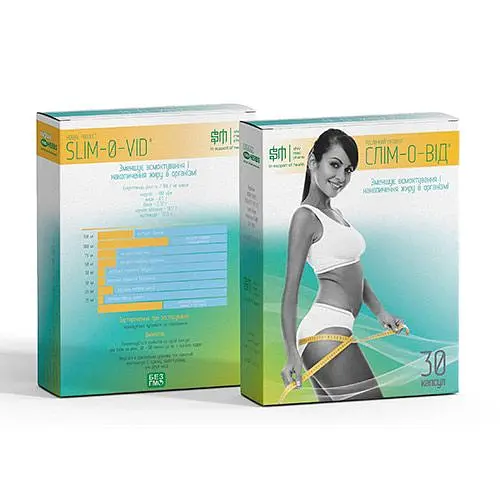Слім-О-Від капсули №30 (15х2) Lactonova Nutripharm (Індія)