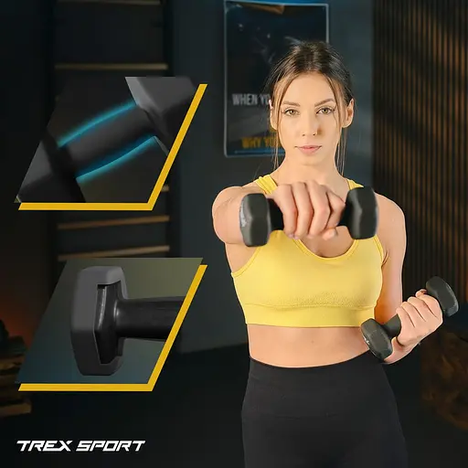 Гантелі для фітнесу Trex Sport неопренові TX-030VD 2x3кг - фото 2