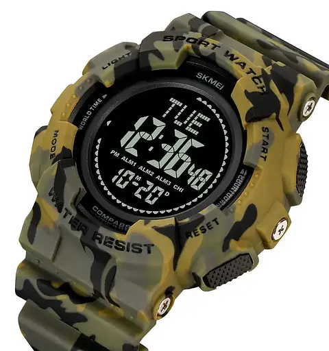 Годинник чоловічий спортивний Skmei 2077 з компасом (Камуфляж) - фото 3