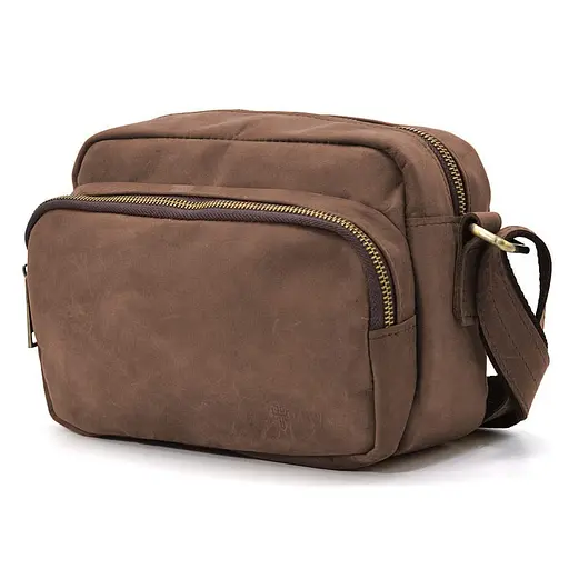 Невелика чоловіча сумка через плече на 2 відділення TARWA 23х16х11 см sum0028182 - фото 1
