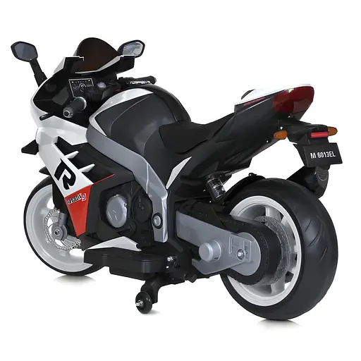 Электромобиль детский Bambi Мотоцикл Ducati M 6013EL-1 24V на аккумуляторе с USB музыкой и дополнительными колесами - фото 7