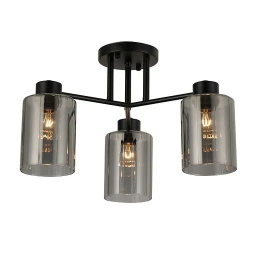 Люстра Ardero BL1330-1 OSTIN під лампу чорний - фото 1