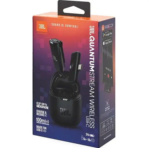 Мікрофон JBL Quantum Stream Wireless USB-C - Black (JBLSTRMWLUSBCBLK) - фото 14