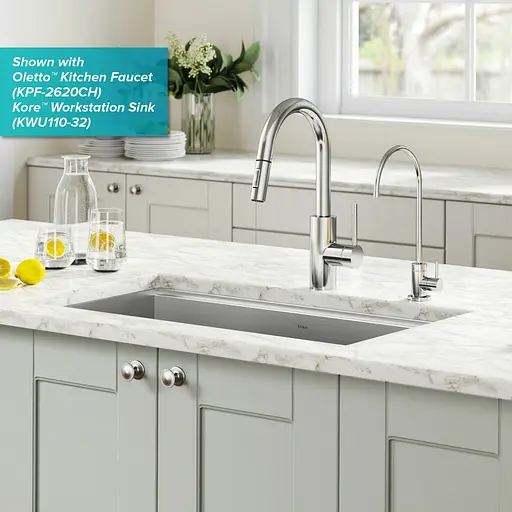 Кран кухонный к фильтру Kraus Purita FF-100CH Хром - фото 11