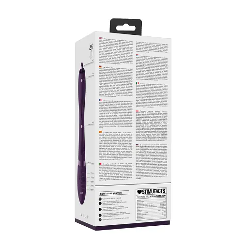 Вібратор-кролик Vive Nilo 21.2 см (фіолетовий) - фото 22