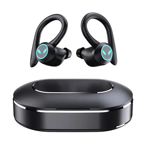 Бездротові спортивні Bluetooth навушники TWS Q25 Pro водонепроникні з сенсорами і мікрофоном Чорні - фото 2