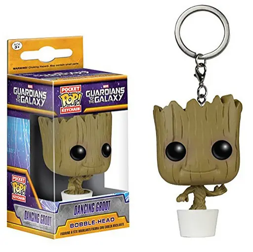 Фігурка-брелок Funko Pop танцювальний Грут Groot Guardians of the Galaxy Стражі Галактики 4 см 60.66 СГ - фото 2
