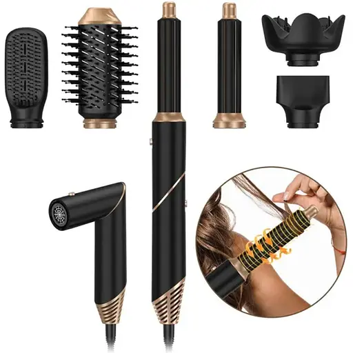 Стайлер для волосся Hair Curlinglron Hot Air Styler 6 в 1 багатофункціональний - фото 2