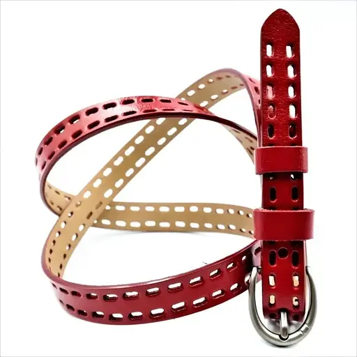 Ремінь шкіряний Weatro жіночий 110-115х2 см acs0013441 - фото 1