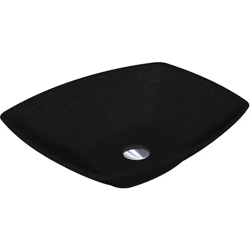 Умивальник Miraggio Lex S mirastone black 0000418, Чорний матовий - фото 1