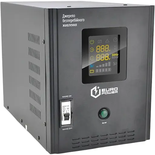 ИБП с правильной синусоидой Europower PSW-EP6000TW48 (4200 Вт) 20А, напольный, под наружную АКБ 48В, Q1