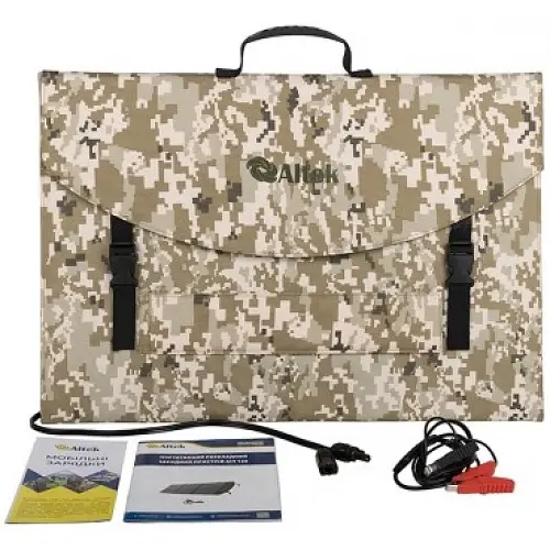 Зарядна станція Altek AL 600 PowerEdge 600W 537,6Wh + сонячна панель ALT-120 мілітарі - фото 9