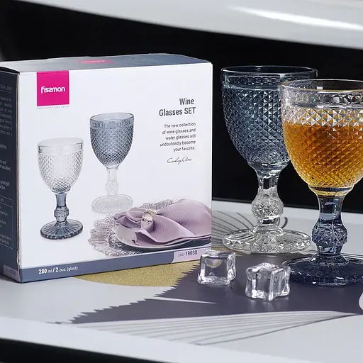 Бокал для вина Fissman 2 шт. 280 мл (19038) - фото 3
