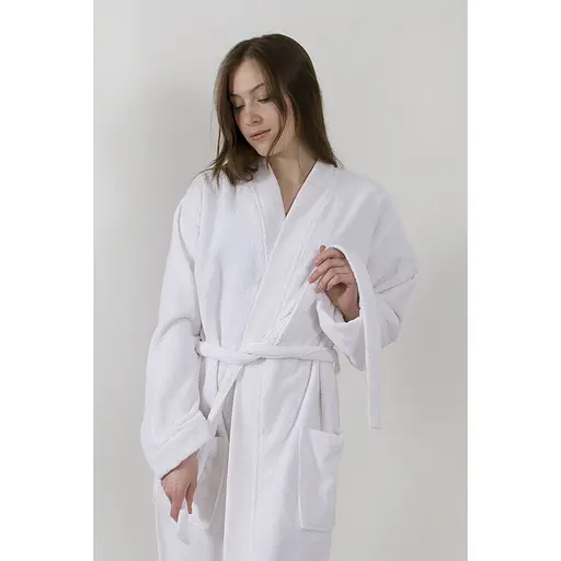 Халат-кімоно Lotus Home Vera білий L/XL (svt-2000022350754) - фото 5