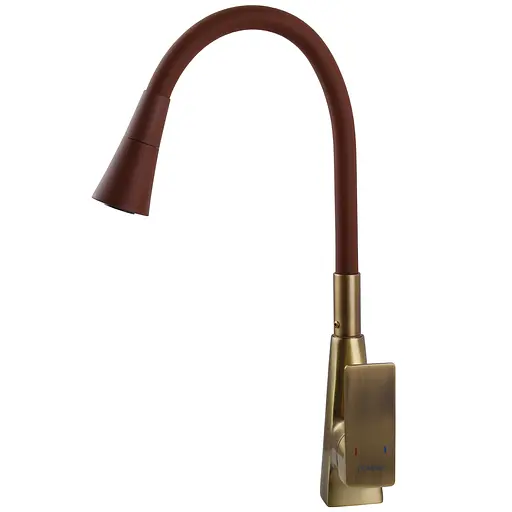 Смеситель для кухни DOMINO Dionis DDD-203SM-BR-R10 бронзовый с душевой насадкой для удобства и стиля - фото 5
