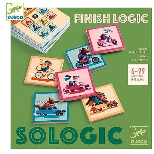 Настільна гра Djeco Логічний фініш (Finish Logic) (DJ08540) - фото 1