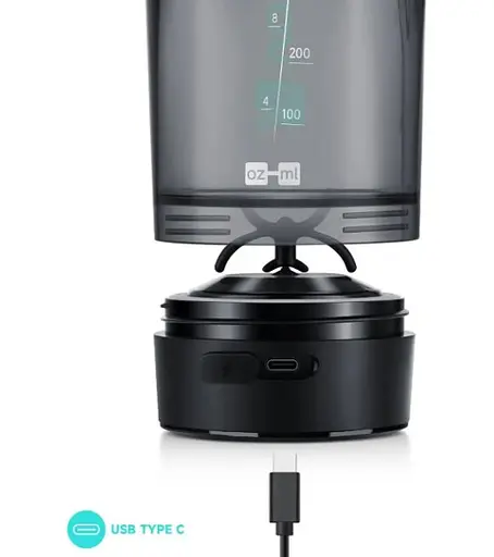 Шейкер спортивный электрический VOLTRX Gallium 600 мл Tritan Mint (Gallium_Mint) - фото 7