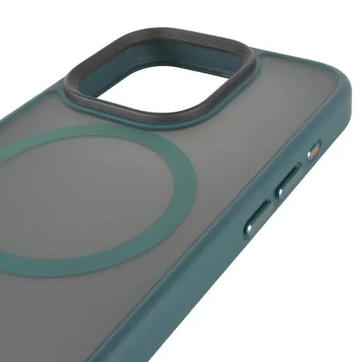 Чохол Epik TPU+PC Metal Buttons with MagSafe для Apple iPhone 15 Pro Max 6.7 Зелений - фото 4