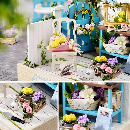 3D конструктор Румбокс Садовий куточок своїми руками, світлові ефекти - фото 5