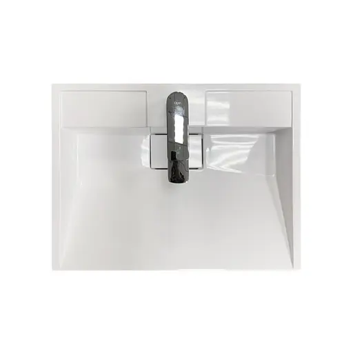 Раковина Adamant умывальник VISION искусственный камень прямоугольная - фото 4