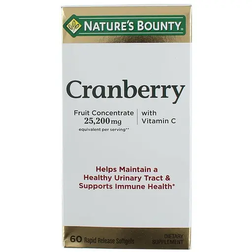 Журавлина з вітаміном C Nature's Bounty 60 гелевих капсул