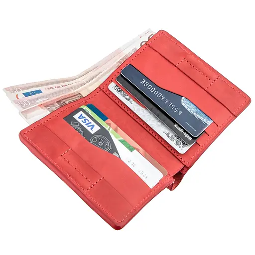 Жіночий шкіряний гаманець Grande Pelle 9.5х10х2 см acs0014705 - фото 3